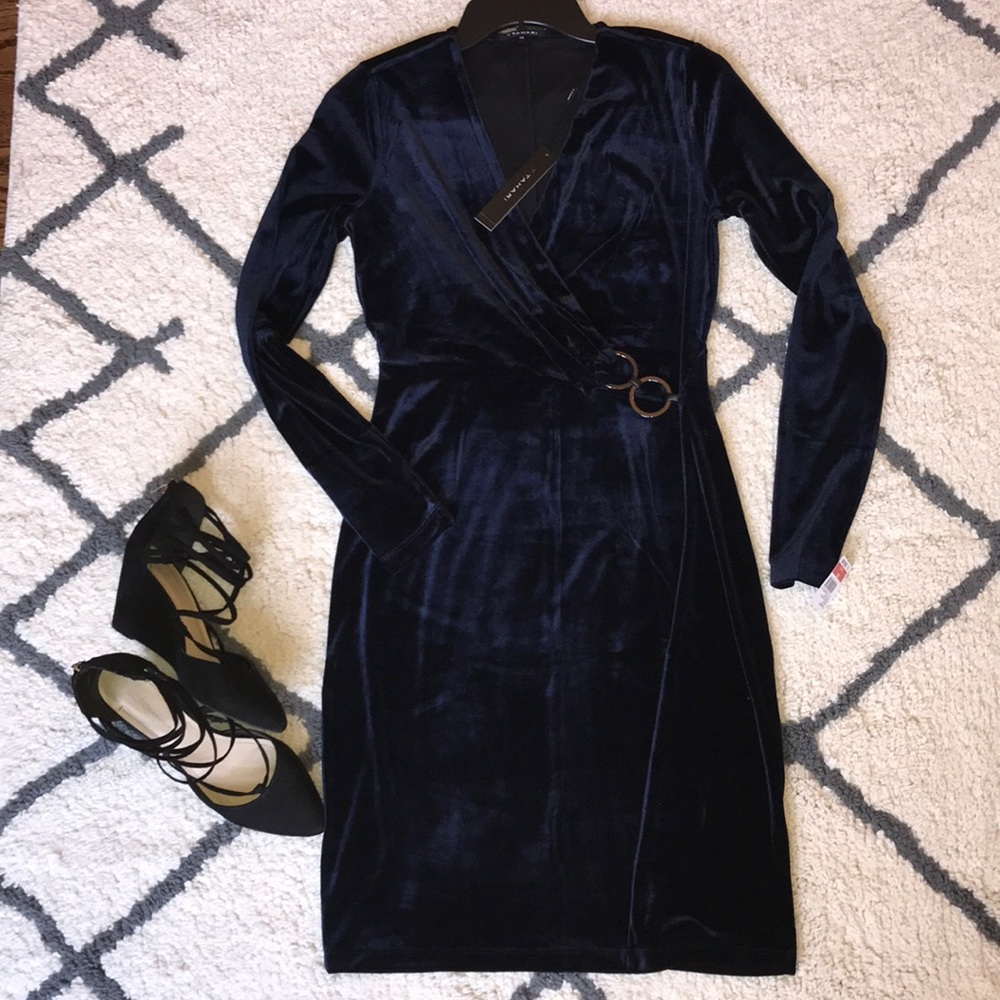 NEW T Tahari velvet dress
